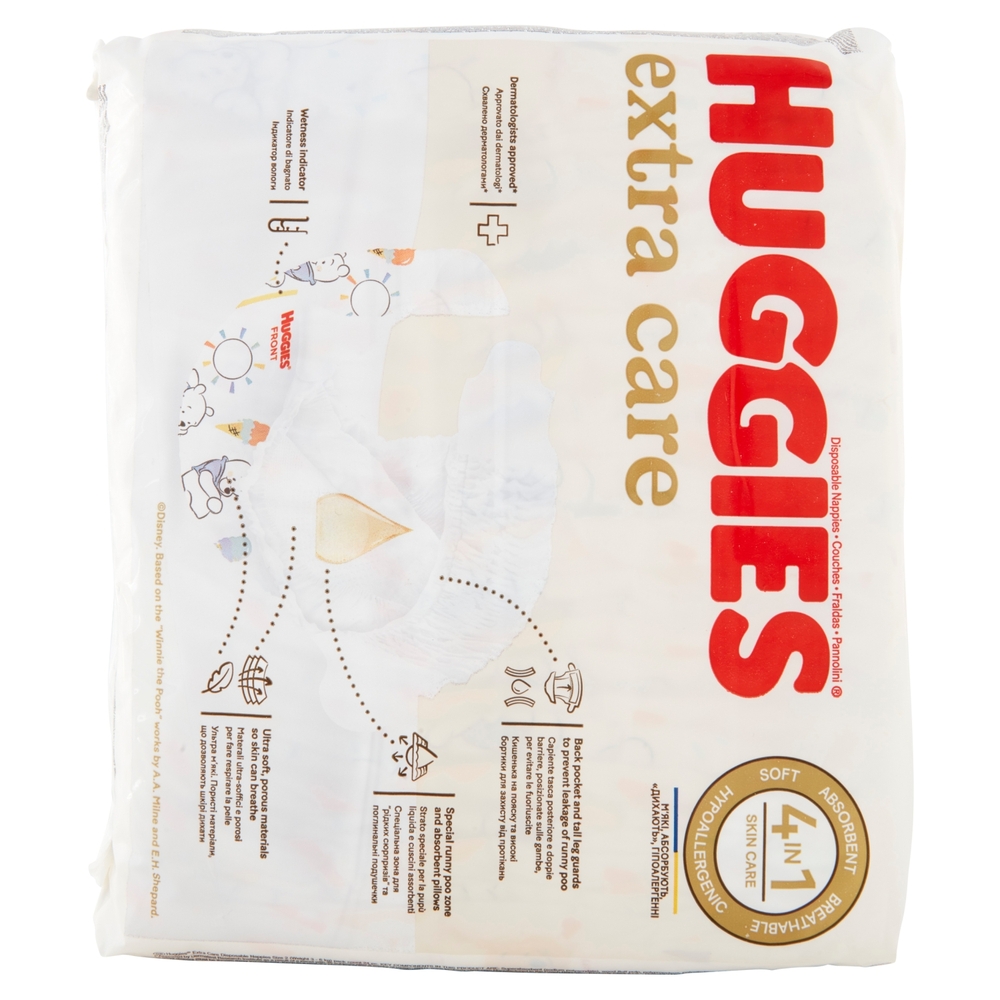 Huggies extra care Pannolini 2 3-6 Kg 24 pz